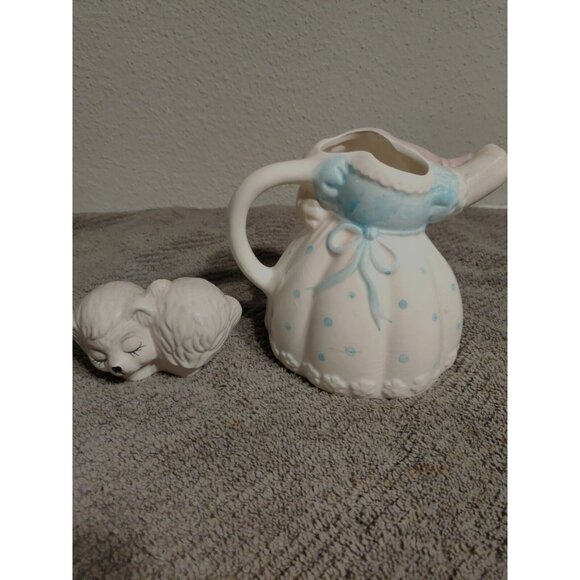 NOS Collectable Dancing Bear Teapot Waltzing Couple 8.5" Kitschy Cottage Core - Picture 7 of 9